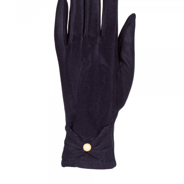 Дамски ръкавици Marra син цвят, 2 - Kalapod.bg